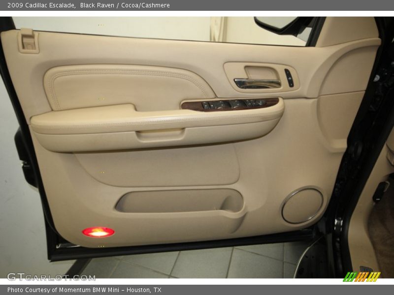 Black Raven / Cocoa/Cashmere 2009 Cadillac Escalade