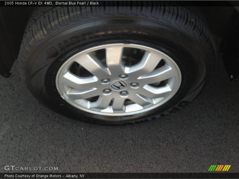 Eternal Blue Pearl / Black 2005 Honda CR-V EX 4WD