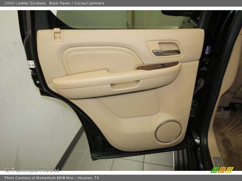 Black Raven / Cocoa/Cashmere 2009 Cadillac Escalade