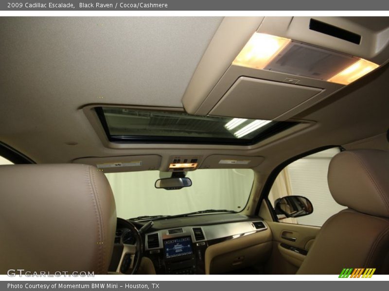 Black Raven / Cocoa/Cashmere 2009 Cadillac Escalade