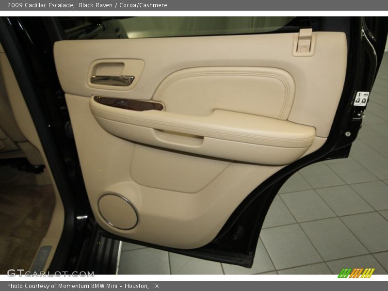 Black Raven / Cocoa/Cashmere 2009 Cadillac Escalade