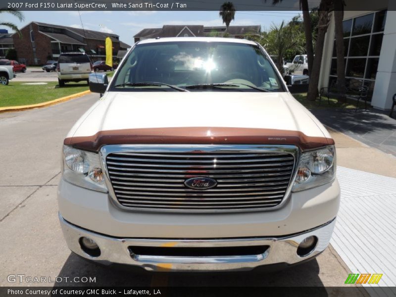 White Sand Tri-Coat / Tan 2007 Ford F150 Lariat SuperCrew