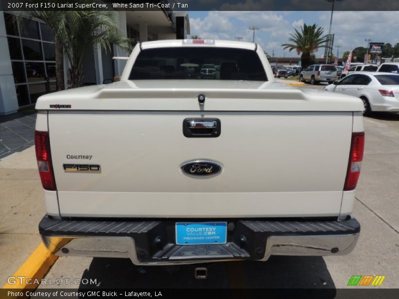 White Sand Tri-Coat / Tan 2007 Ford F150 Lariat SuperCrew