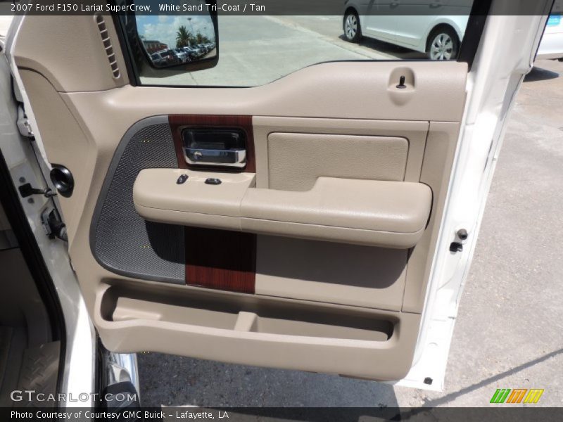 White Sand Tri-Coat / Tan 2007 Ford F150 Lariat SuperCrew