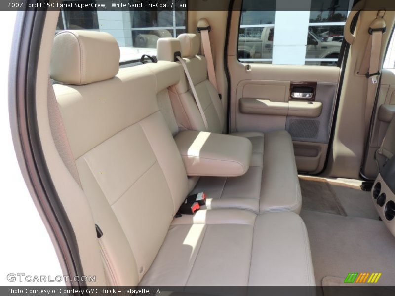 White Sand Tri-Coat / Tan 2007 Ford F150 Lariat SuperCrew