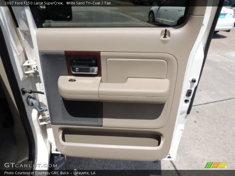 White Sand Tri-Coat / Tan 2007 Ford F150 Lariat SuperCrew