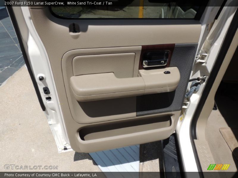 White Sand Tri-Coat / Tan 2007 Ford F150 Lariat SuperCrew