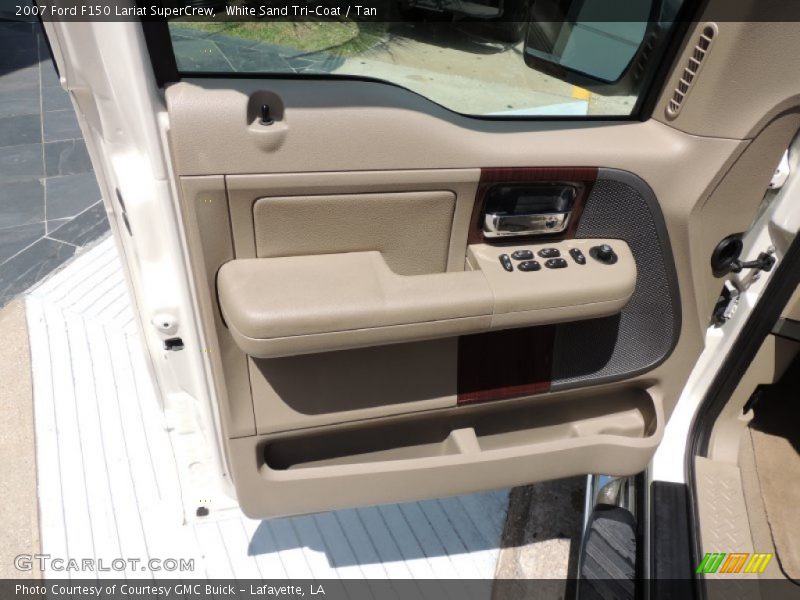 White Sand Tri-Coat / Tan 2007 Ford F150 Lariat SuperCrew