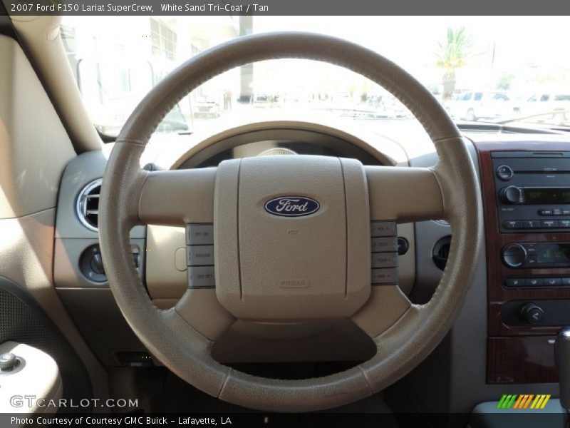White Sand Tri-Coat / Tan 2007 Ford F150 Lariat SuperCrew