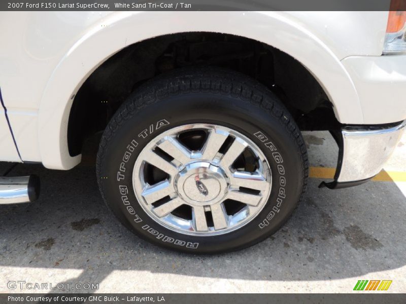 White Sand Tri-Coat / Tan 2007 Ford F150 Lariat SuperCrew