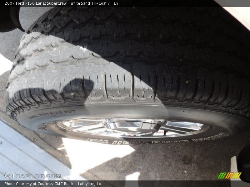 White Sand Tri-Coat / Tan 2007 Ford F150 Lariat SuperCrew