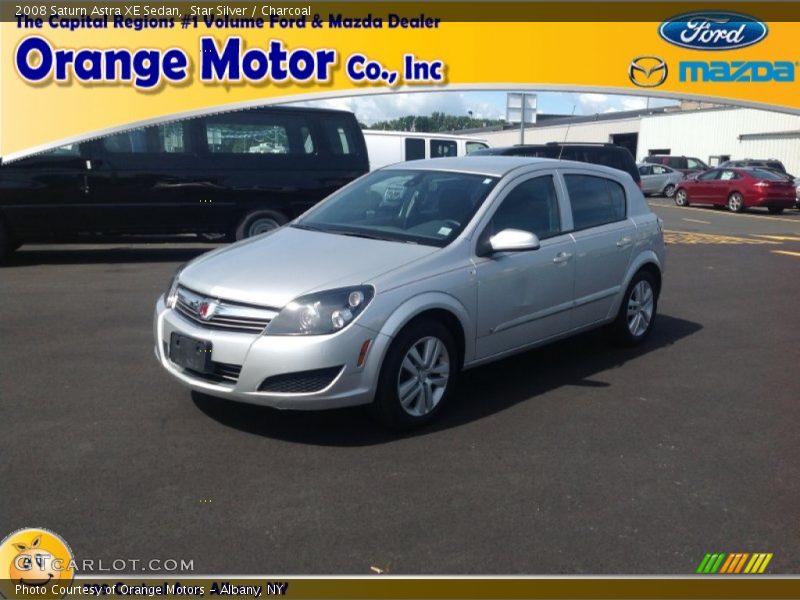 Star Silver / Charcoal 2008 Saturn Astra XE Sedan