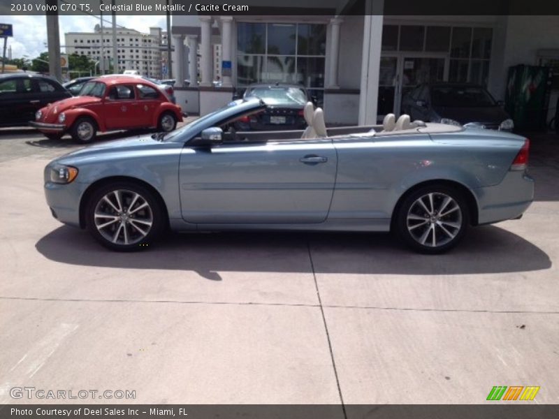 Celestial Blue Metallic / Cacite Cream 2010 Volvo C70 T5