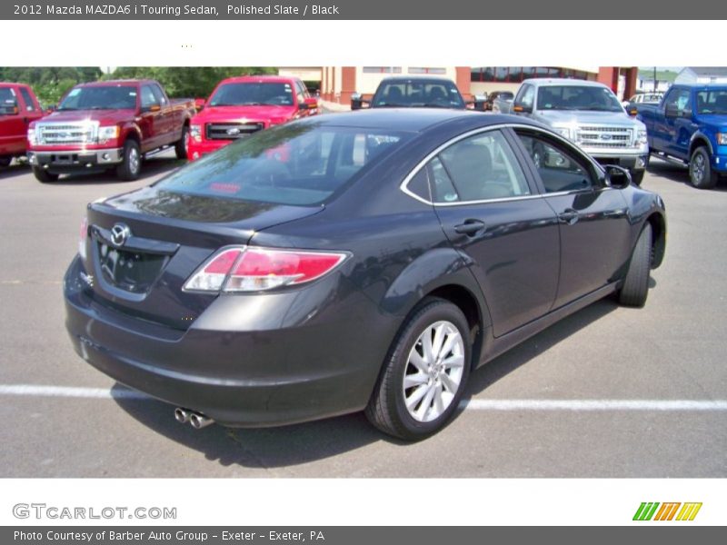 Polished Slate / Black 2012 Mazda MAZDA6 i Touring Sedan