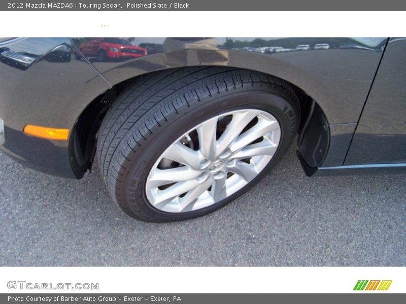 Polished Slate / Black 2012 Mazda MAZDA6 i Touring Sedan