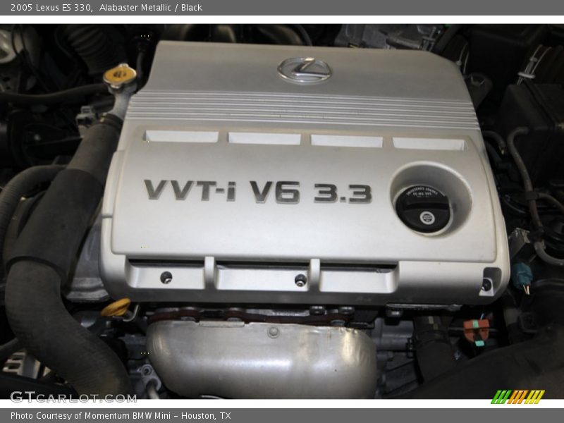 Alabaster Metallic / Black 2005 Lexus ES 330