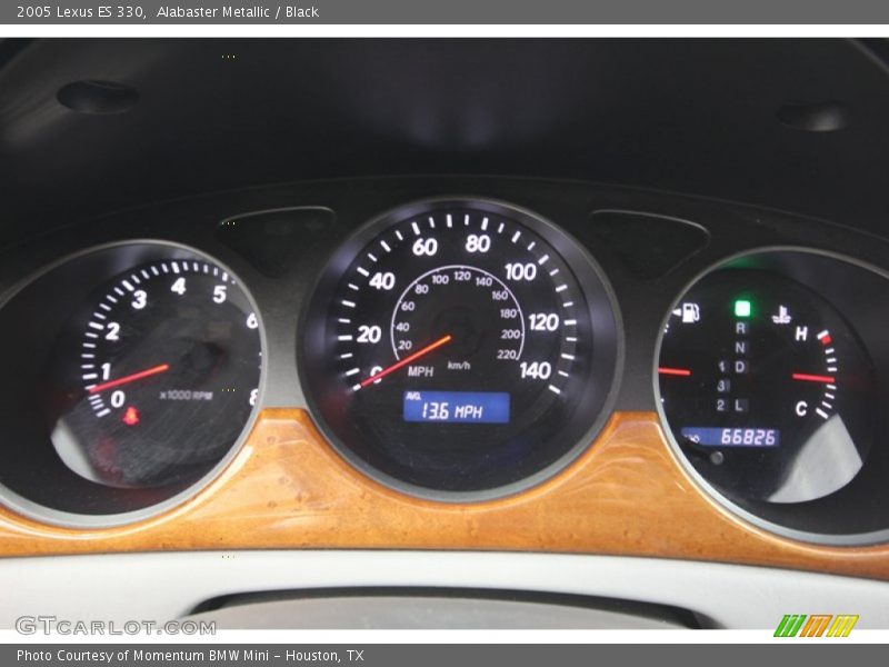 Alabaster Metallic / Black 2005 Lexus ES 330