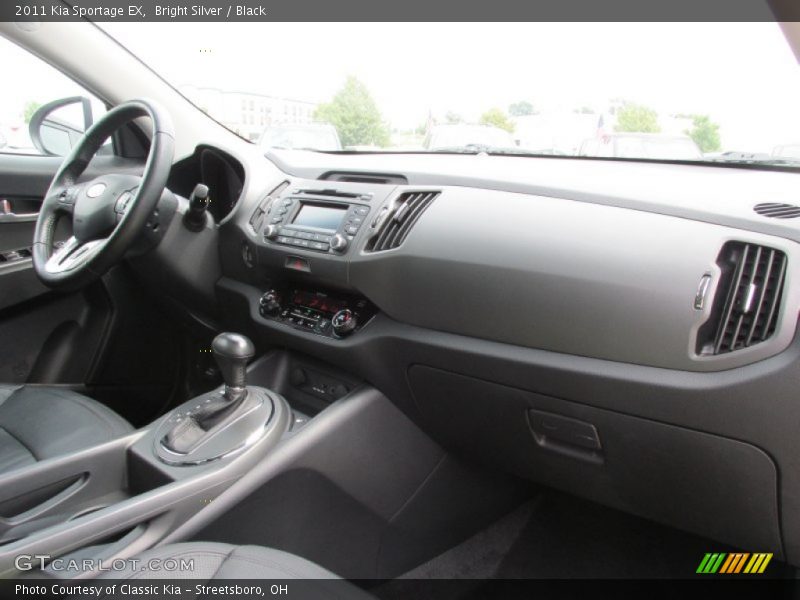 Bright Silver / Black 2011 Kia Sportage EX