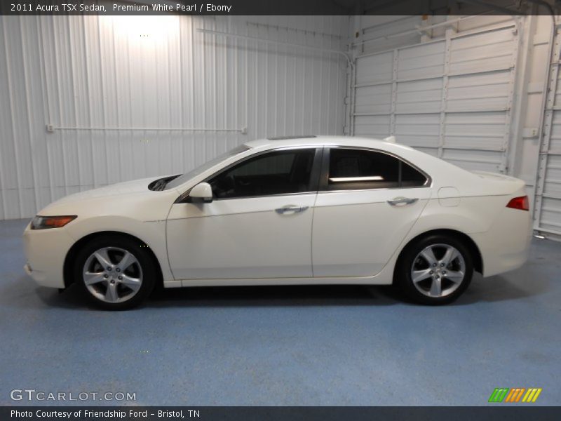 Premium White Pearl / Ebony 2011 Acura TSX Sedan