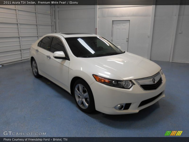Premium White Pearl / Ebony 2011 Acura TSX Sedan