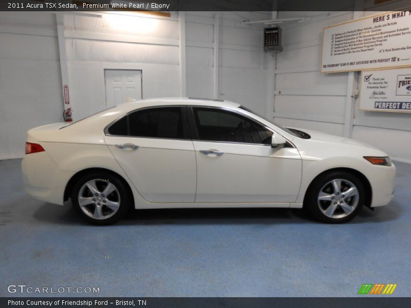 Premium White Pearl / Ebony 2011 Acura TSX Sedan