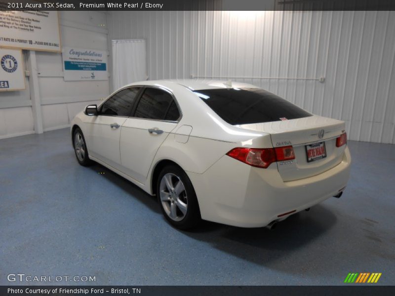 Premium White Pearl / Ebony 2011 Acura TSX Sedan