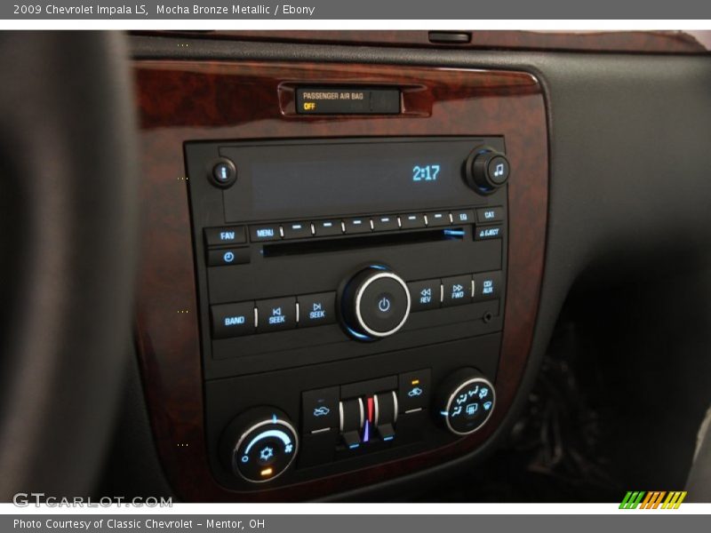 Mocha Bronze Metallic / Ebony 2009 Chevrolet Impala LS