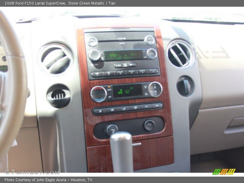 Stone Green Metallic / Tan 2008 Ford F150 Lariat SuperCrew