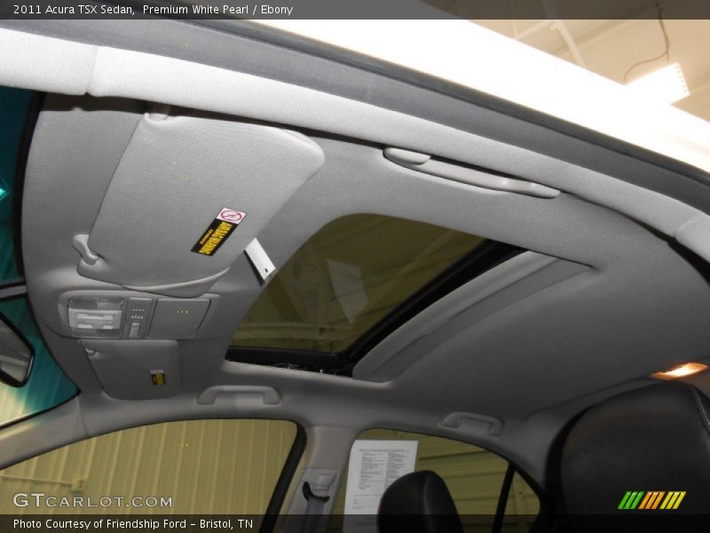 Premium White Pearl / Ebony 2011 Acura TSX Sedan
