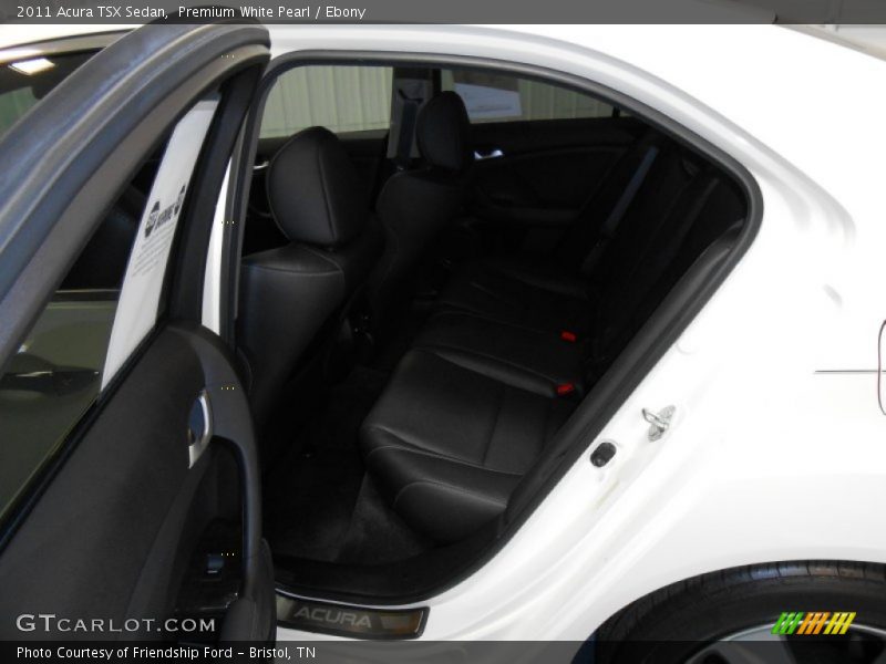 Premium White Pearl / Ebony 2011 Acura TSX Sedan