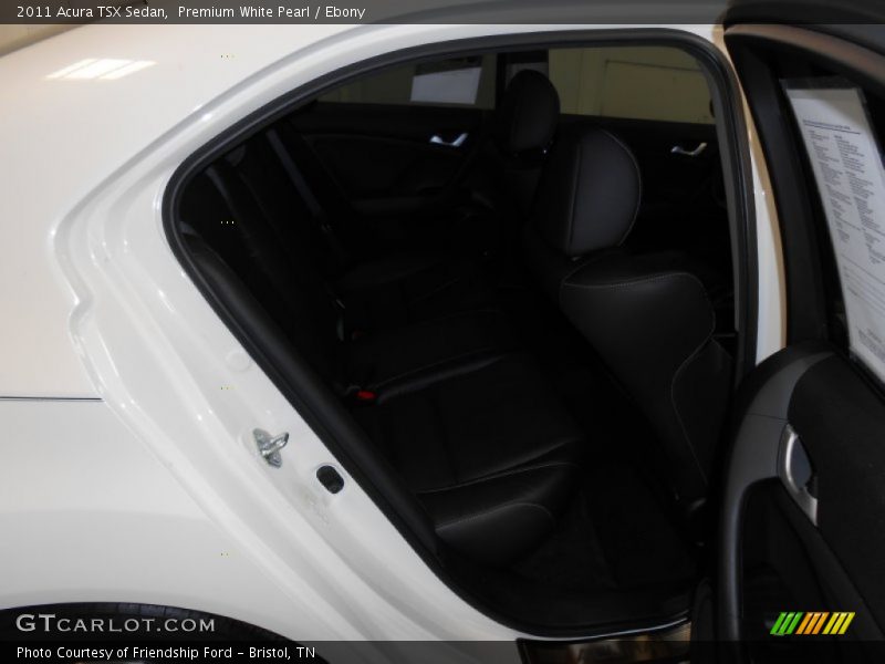 Premium White Pearl / Ebony 2011 Acura TSX Sedan