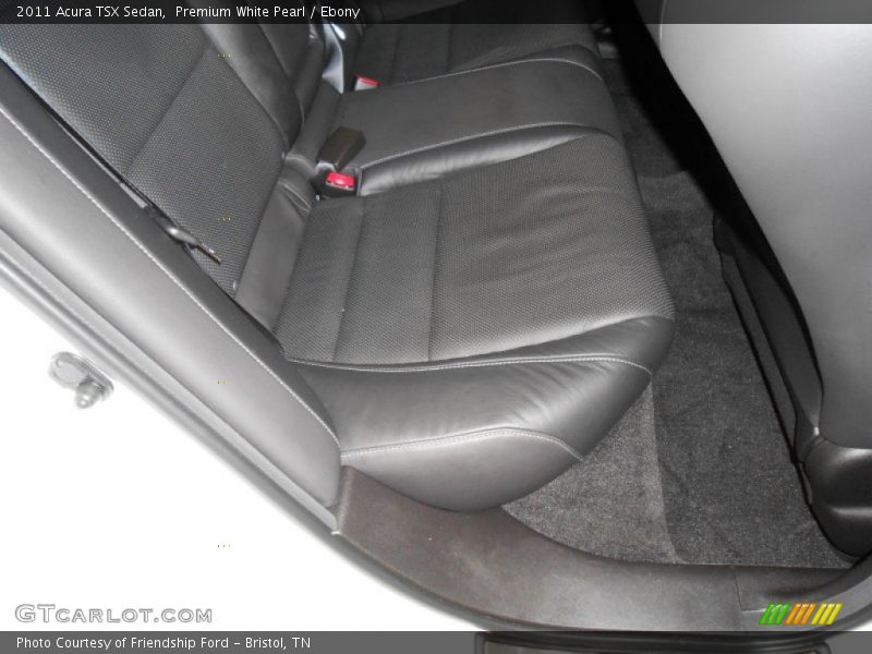 Premium White Pearl / Ebony 2011 Acura TSX Sedan