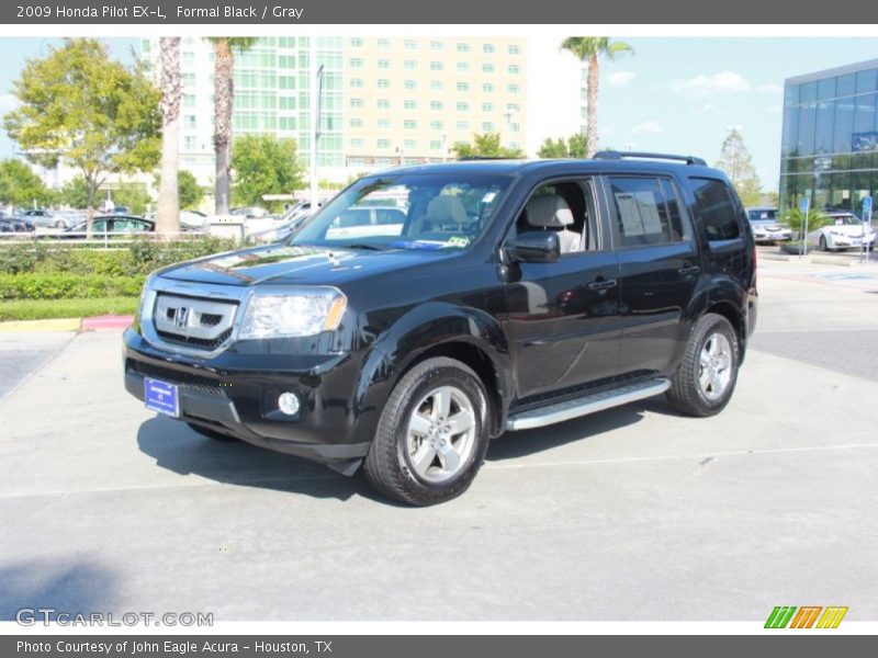 Formal Black / Gray 2009 Honda Pilot EX-L