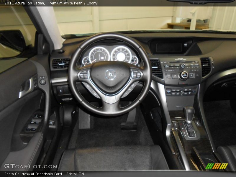 Premium White Pearl / Ebony 2011 Acura TSX Sedan