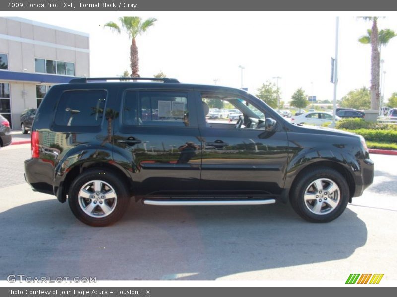 Formal Black / Gray 2009 Honda Pilot EX-L