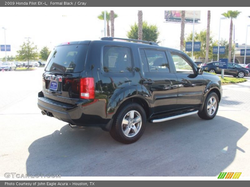 Formal Black / Gray 2009 Honda Pilot EX-L