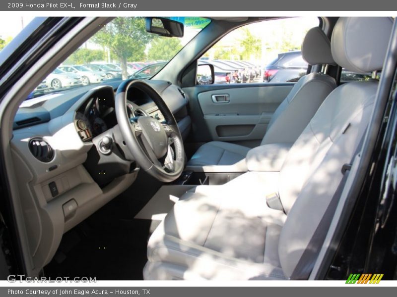 Formal Black / Gray 2009 Honda Pilot EX-L