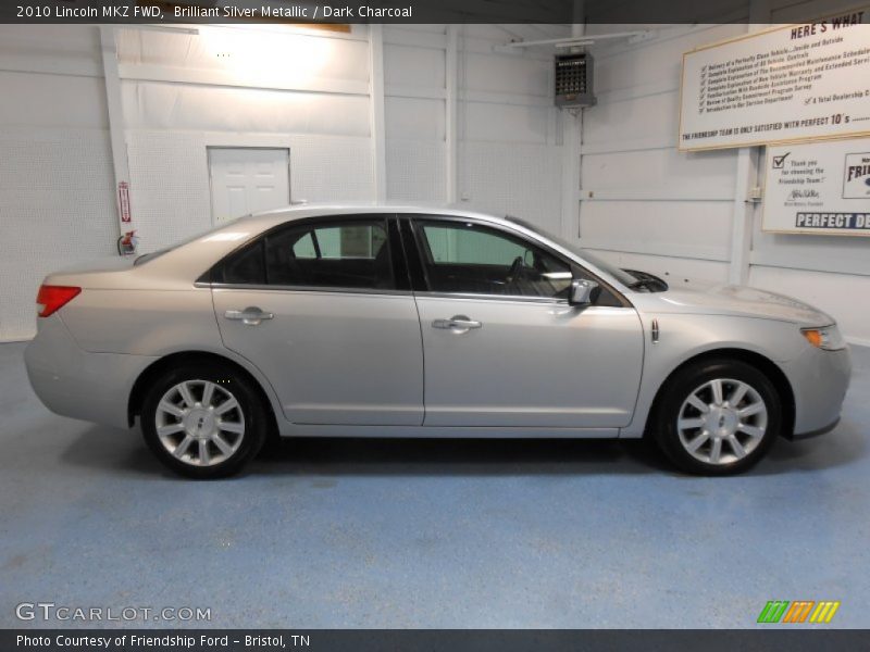 Brilliant Silver Metallic / Dark Charcoal 2010 Lincoln MKZ FWD