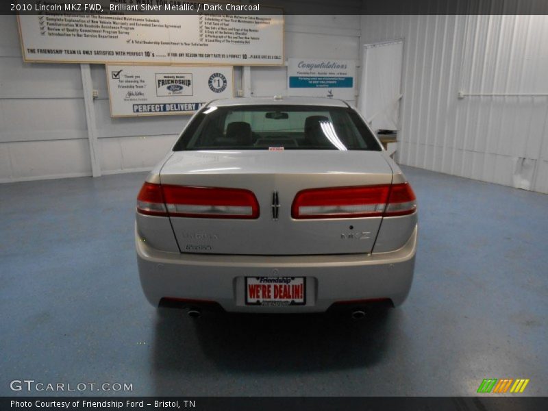 Brilliant Silver Metallic / Dark Charcoal 2010 Lincoln MKZ FWD