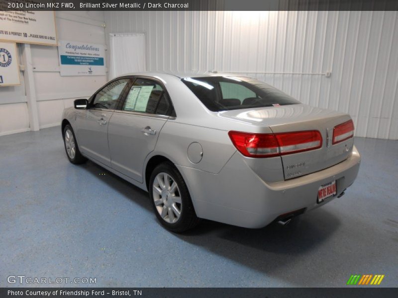 Brilliant Silver Metallic / Dark Charcoal 2010 Lincoln MKZ FWD