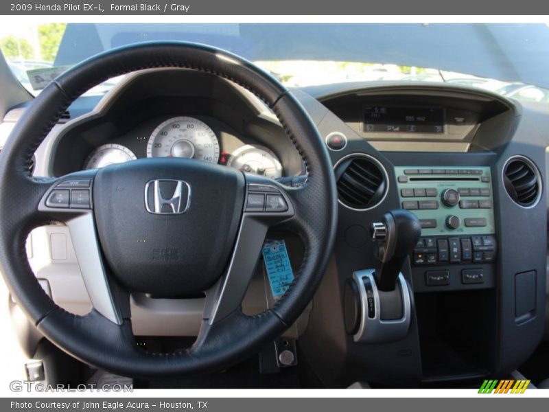 Formal Black / Gray 2009 Honda Pilot EX-L