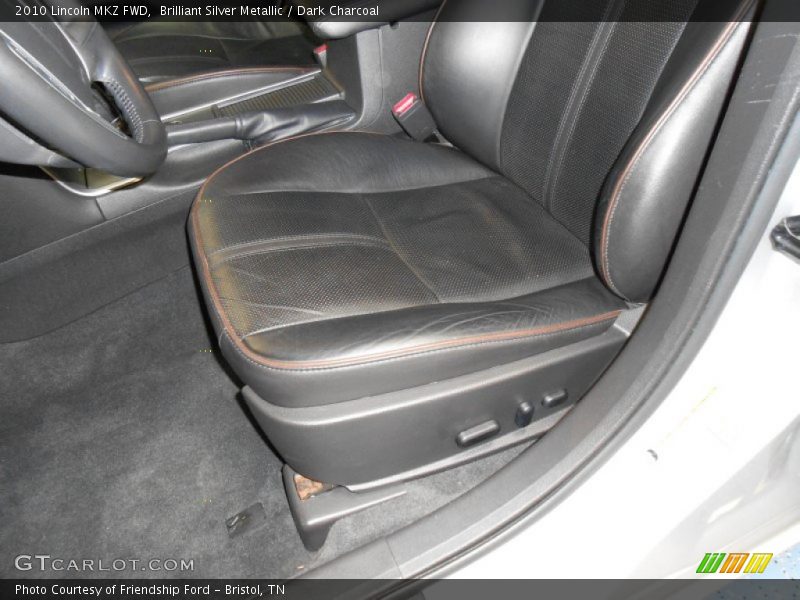Brilliant Silver Metallic / Dark Charcoal 2010 Lincoln MKZ FWD