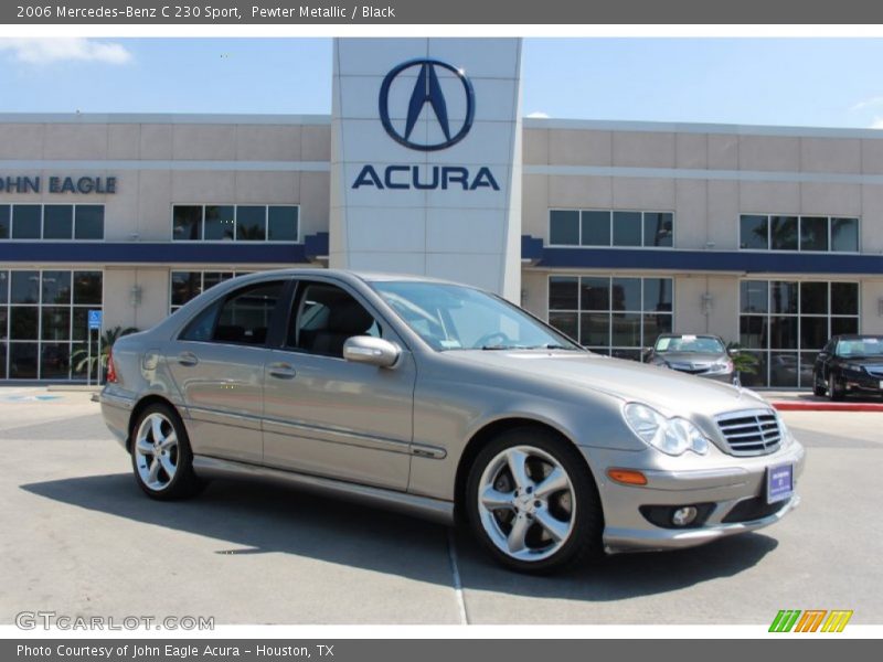 Pewter Metallic / Black 2006 Mercedes-Benz C 230 Sport