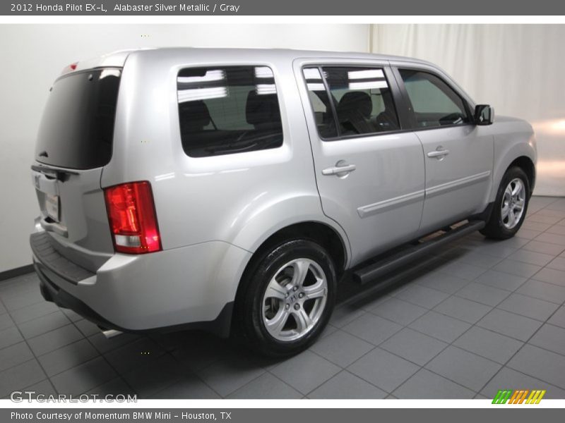 Alabaster Silver Metallic / Gray 2012 Honda Pilot EX-L
