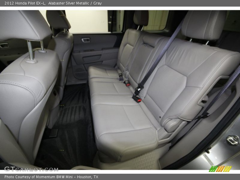 Alabaster Silver Metallic / Gray 2012 Honda Pilot EX-L