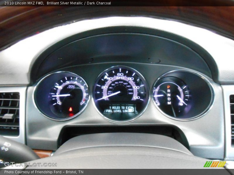 Brilliant Silver Metallic / Dark Charcoal 2010 Lincoln MKZ FWD