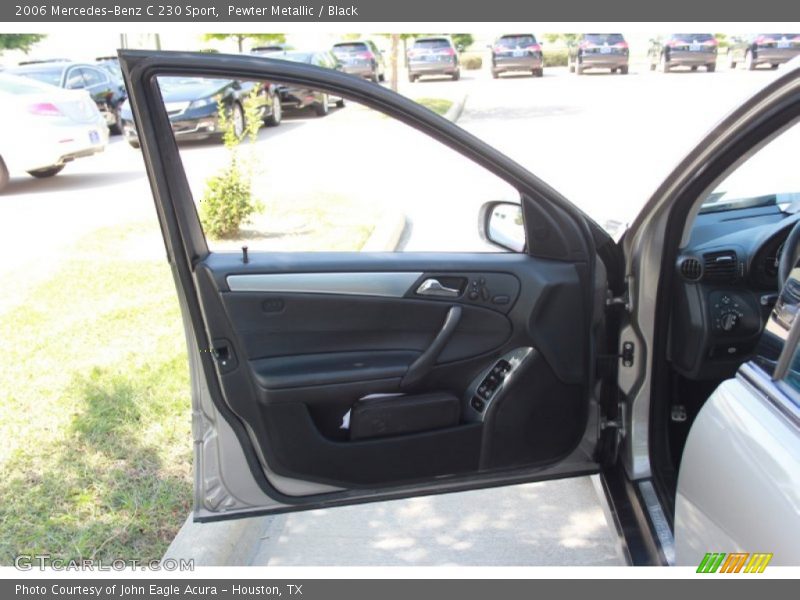 Pewter Metallic / Black 2006 Mercedes-Benz C 230 Sport