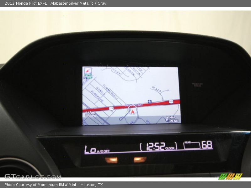 Alabaster Silver Metallic / Gray 2012 Honda Pilot EX-L
