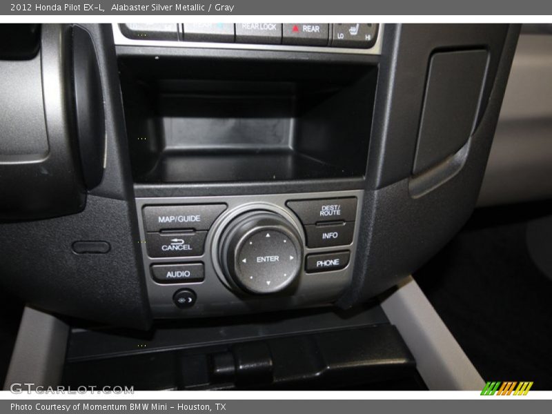 Alabaster Silver Metallic / Gray 2012 Honda Pilot EX-L