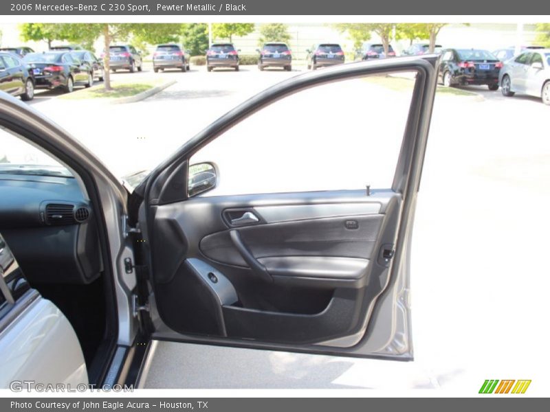 Pewter Metallic / Black 2006 Mercedes-Benz C 230 Sport